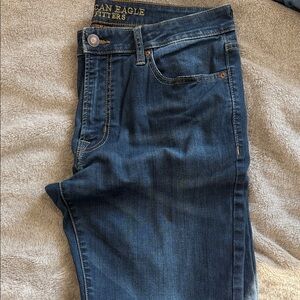 American Eagle Outfitters men Dark Blue Skinny Jeans